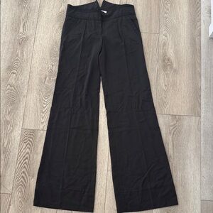 Diane Von Furstenberg Black Wide-Leg Pants